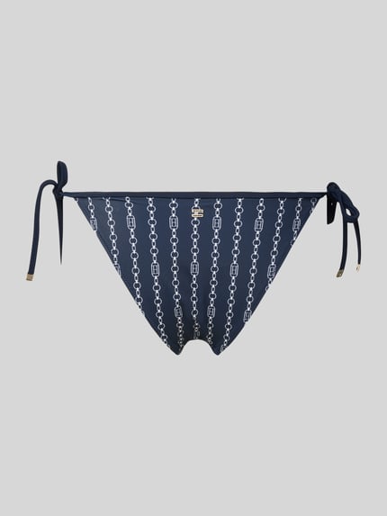 Tommy Hilfiger Bikinibroekje met vetersluiting opzij Marineblauw - 3