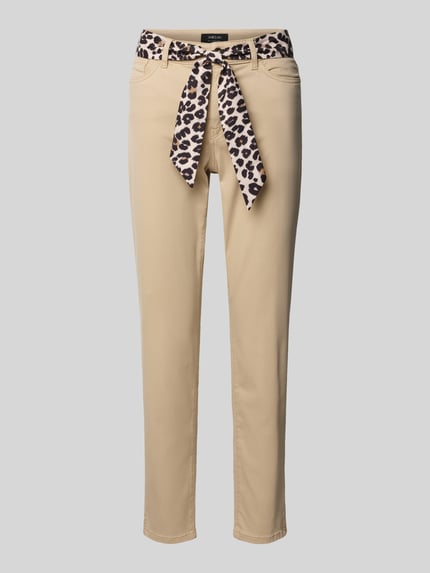 Marc Cain Stoffen broek met 5-pocketmodel Zand - 2