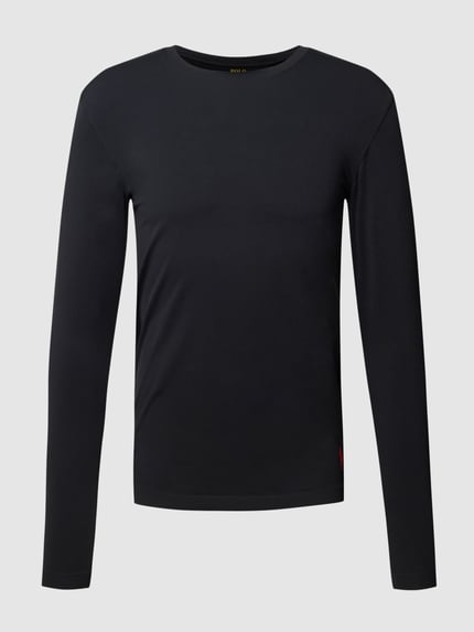Polo Ralph Lauren Underwear Longsleeve mit Rundhalsausschnitt Modell 'PERFORMANCE' Black 2