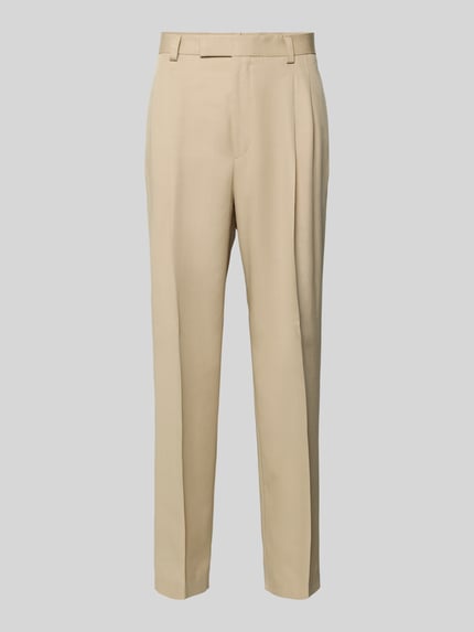 Wide Leg Bundfaltenhose aus Lyocell Modell 'C-PAT-BB-DPL-262' Shop The Look MANNEQUINE