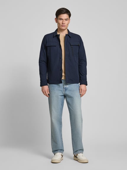 PME Legend Jack met kentkraag, model 'AEROVANN' Marineblauw - 1