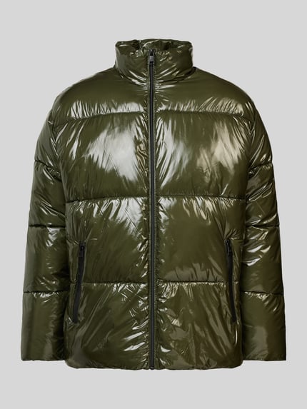 Karl Lagerfeld Steppjacke mit Reißverschlusstaschen Oliv 2