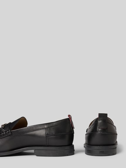 HUGO Loafer aus reinem Rindsleder Modell 'VARIAN_LOAF_PLGRHW' Black 2