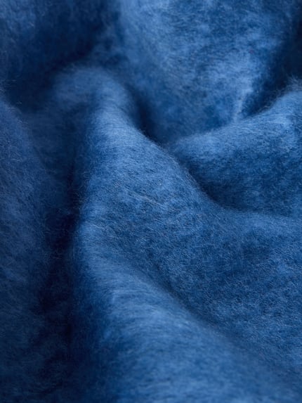 ICHI Schal in Strick-Optik Modell 'IAMALOU' Blau 2