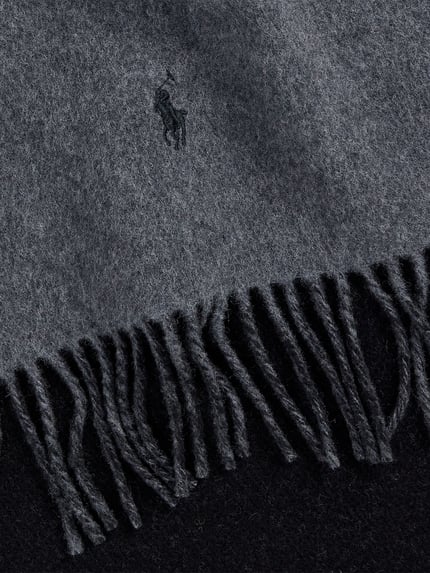 Polo Ralph Lauren Schal mit Fransenabschluss Black 2