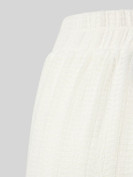 PIECES Loose fit strandbroek in semi-transparante look, model 'CAFIE' Wit - 2
