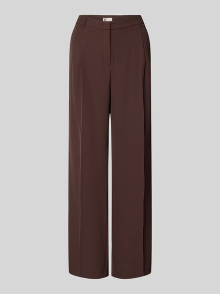 Wide Leg Hose mit Bügelfalten Shop The Look MANNEQUINE