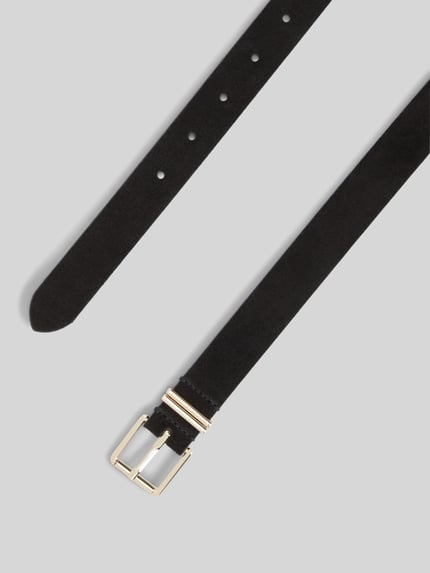 Tommy Hilfiger Riem van echt leer met reliëflogo Zwart - 2