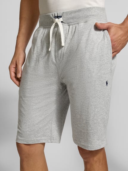 Polo Ralph Lauren Underwear Korte broek van jersey met geborduurd logo Middengrijs gemêleerd - 3