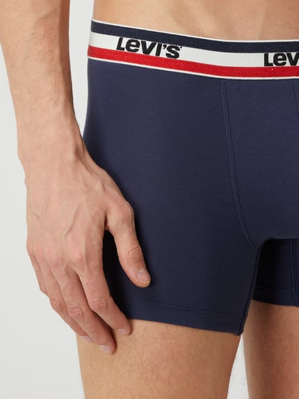 Levi's® Bokserki z domieszką stretchu w 3‑pakiecie Czerwony 6