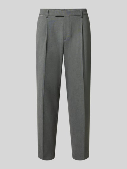 Straight Fit Hose mit Viskose-Anteil Modell 'Salto' Shop The Look MANNEQUINE