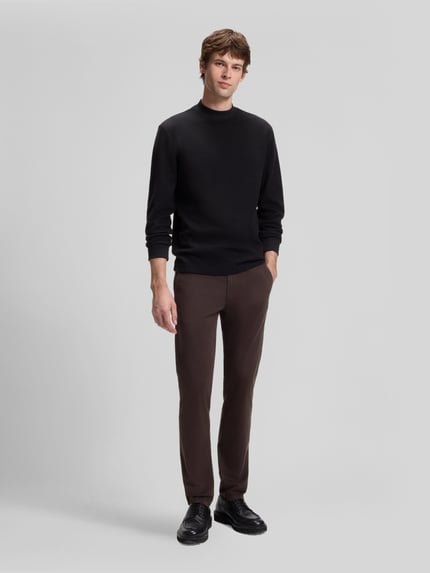 BOSS Orange Slim Fit Chino aus Baumwoll-Mix Modell 'Chino Slim' Dunkelbraun 1