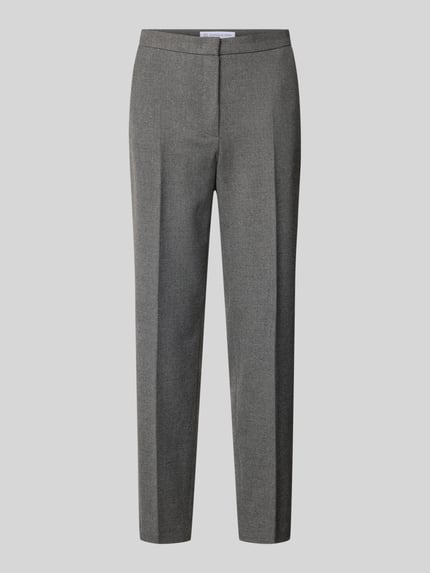 Raffaello Rossi Regular Fit Stoffhose mit Bügelfalten Modell 'DORO' Mittelgrau Melange 2