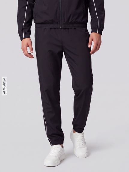 Lacoste Sport Regular Fit Trainingshose mit Logo-Patch Black 4