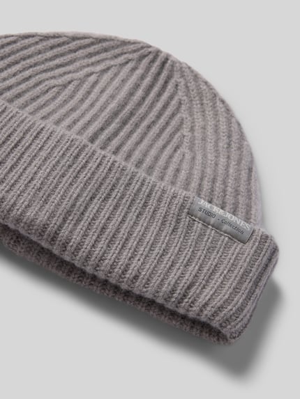 JACK & JONES Czapka beanie z czystej wełny Jasnoszary 2