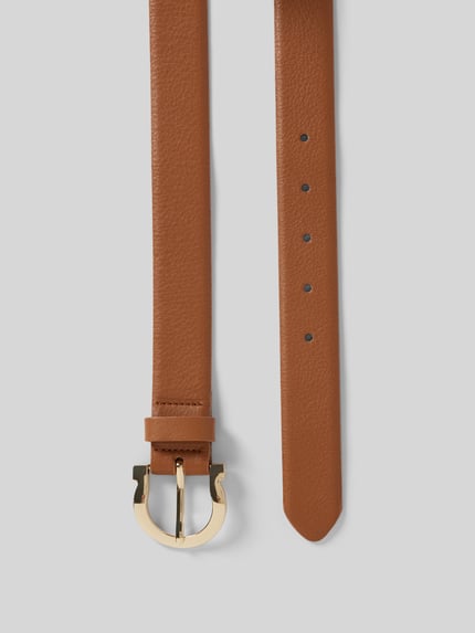 Weinmann Gürtel aus Leder mit Dornschließe Modell 'SETA' Cognac 3