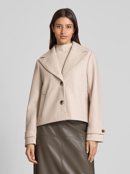 VILA Jacke mit Reverskragen Modell 'SOLO' Beige 4