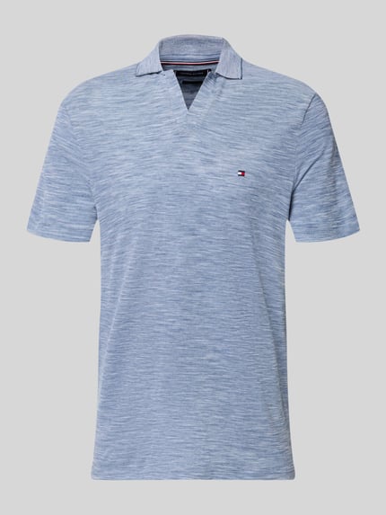 Tommy Hilfiger regular fit poloshirt van puur katoen Jeansblauw - 2