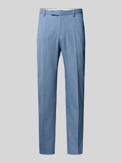 Pantalon van scheerwolmix met vouwlijnen Shop The Look MANNEQUINE