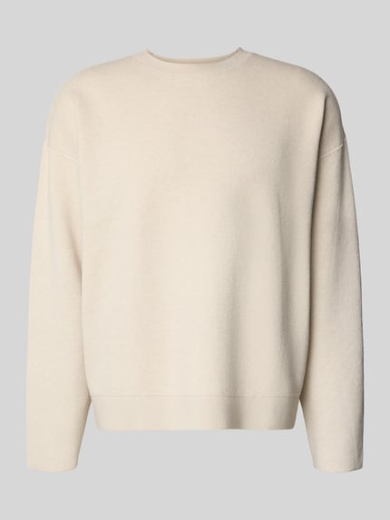 Strickpullover mit Rundhalsausschnitt Modell 'BRADFORT' Shop The Look MANNEQUINE