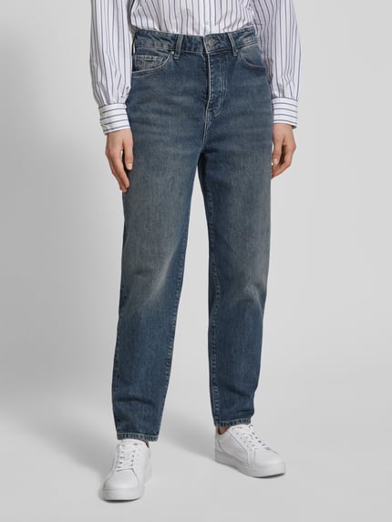 Armani Exchange Jeansy o kroju mom fit z 5 kieszeniami Niebieski 4