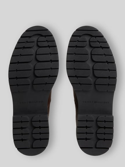 Tommy Hilfiger Chelseas aus echtem Rindsleder Dunkelbraun 3