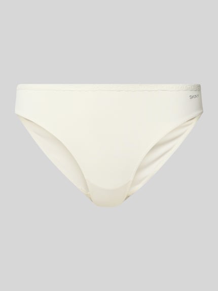 Slim Fit Bikini Brief mit Logo-Print Modell 'Element' Shop The Look MANNEQUINE