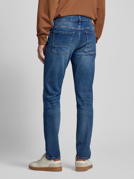 Marc O'Polo Jeansy o kroju shaped fit z 5 kieszeniami model ‘Sjöbo’ Jeansowy niebieski 5