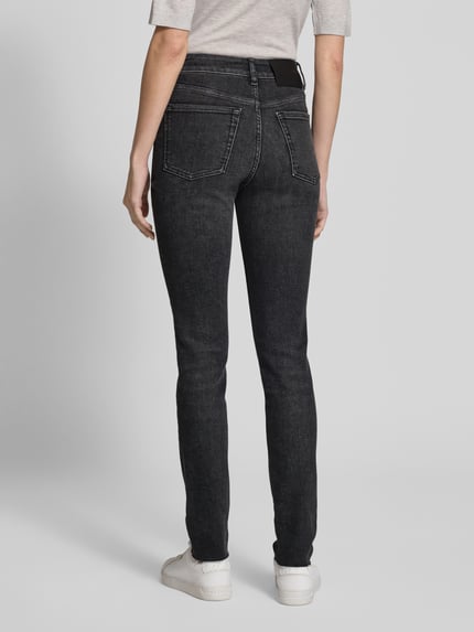 HUGO Jeansy o kroju skinny fit z 5 kieszeniami model ‘Girali’ Antracytowy 5