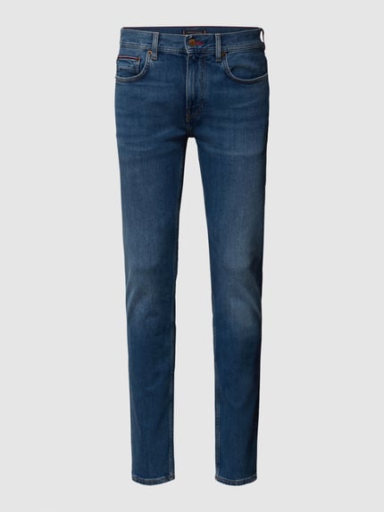 Tommy Hilfiger Straight fit jeans met stretch, model 'Denton' Jeansblauw - 2