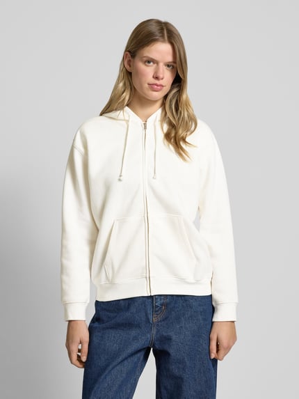 Levi's® Sweatjacke mit Label-Patch Modell 'EVERYDAY' Offwhite 4