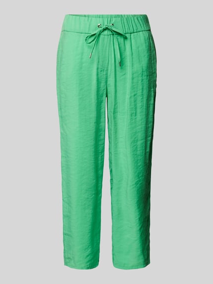 TONI Regular fit stoffen broek met verkort model, model 'Pia' Appeltjesgroen - 2