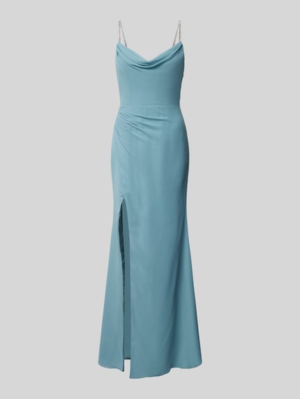 LUXUAR FASHION Abendkleid mit Ziersteinbesatz Ocean 2