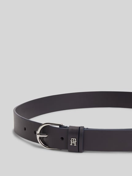 Tommy Hilfiger Gürtel aus echtem Leder mit Logo-Applikation Dunkelblau 2