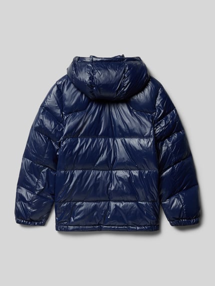 Polo Ralph Lauren Teens Donsjack met labelstitching Marineblauw - 3