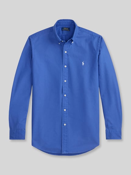 Polo Ralph Lauren Regular Fit Freizeithemd aus reiner Baumwolle Jeansblau 2