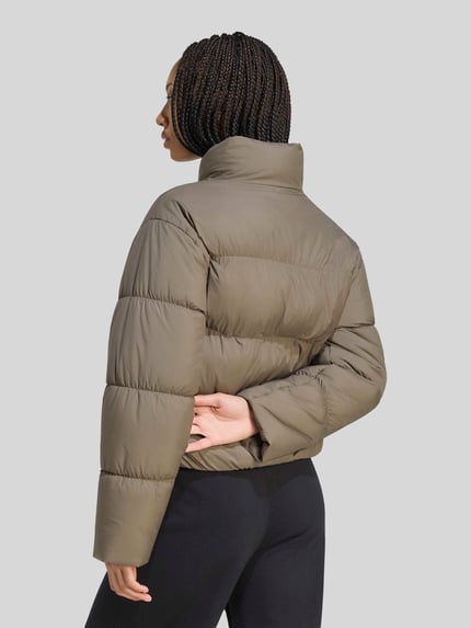 adidas Originals Regular Fit Steppjacke mit Stehkragen Schoko 4