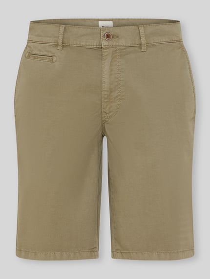 Brax Regular Fit Bermuda aus Baumwoll-Mix Hellgruen 2