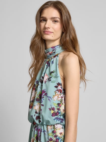 Adrianna Papell Cocktailkleid mit Neckholder Gruen 3