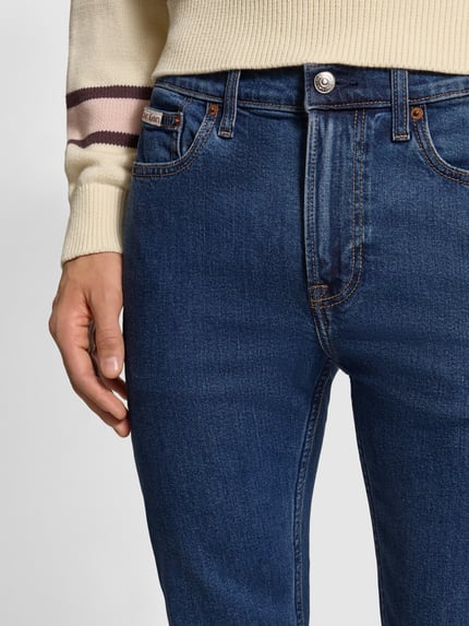 Calvin Klein Jeans Jeansy o kroju slim fit z 5 kieszeniami Jeansowy niebieski 3