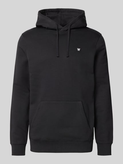 Wood Wood Hoodie mit Känguru-Tasche Modell 'Ash' Anthrazit 2