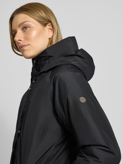 Didriksons Parka z kapturem model „ALANA” Czarny 3