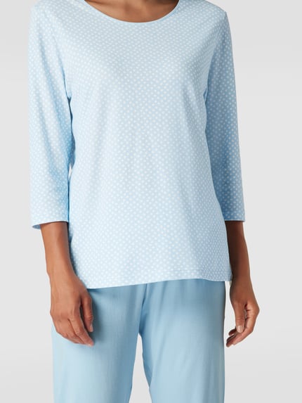 Mey Pyjama van katoen, model 'Emelie' Lichtblauw - 3