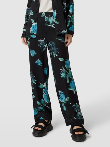 The Kooples Stoffen broek met all-over print Zwart - 4