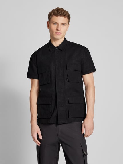 The Hundreds Freizeithemd mit Brusttaschen Black 4