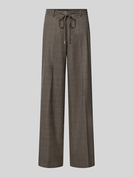 Stoffhose mit Bügelfalte und Kordelzug Shop The Look MANNEQUINE