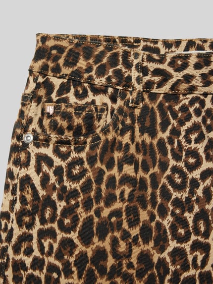 Garcia Skort in wikkellook met labeldetail Zwart - 2