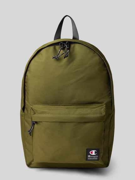 Champion Rucksack mit Label-Patch Khaki 2