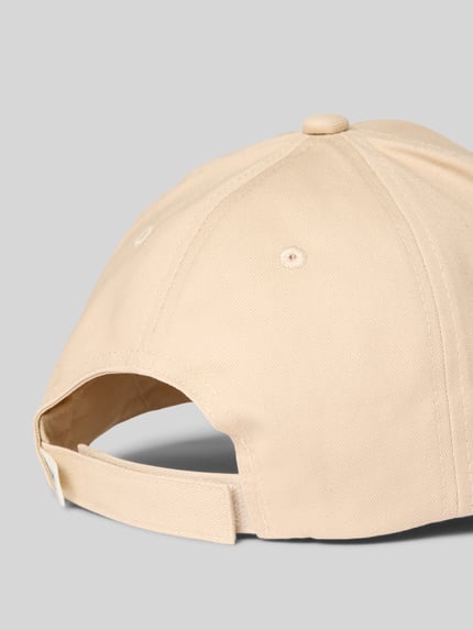 KnowledgeCotton Apparel Basecap mit Label-Detail Beige 3