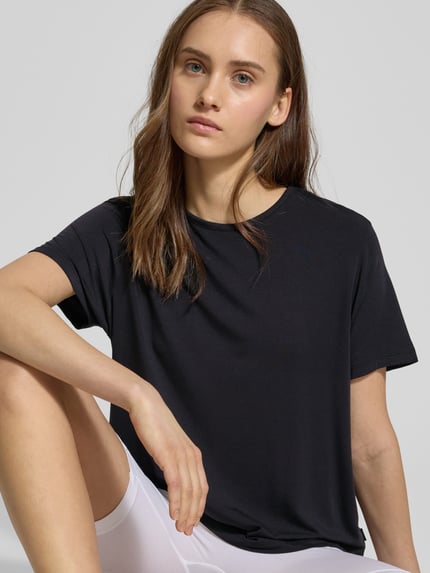 Calvin Klein Underwear T-shirt z okrągłym dekoltem model 'ULTRA SOFT’ Czarny 3